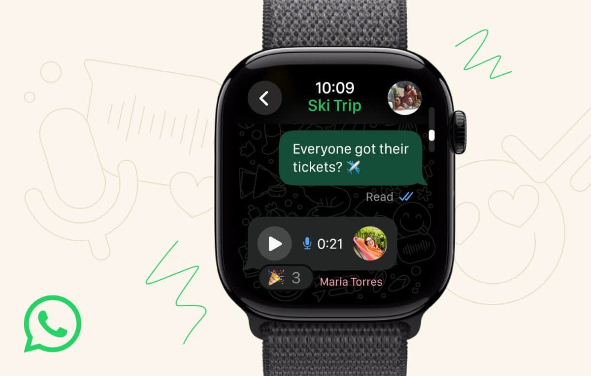 WhatsApp application for the Apple Watch